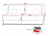 Sovesofa Comfivo 136