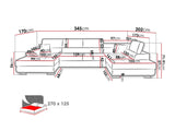 Hjørnesofa Comfivo 138