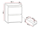 Sengebord Comfivo 158