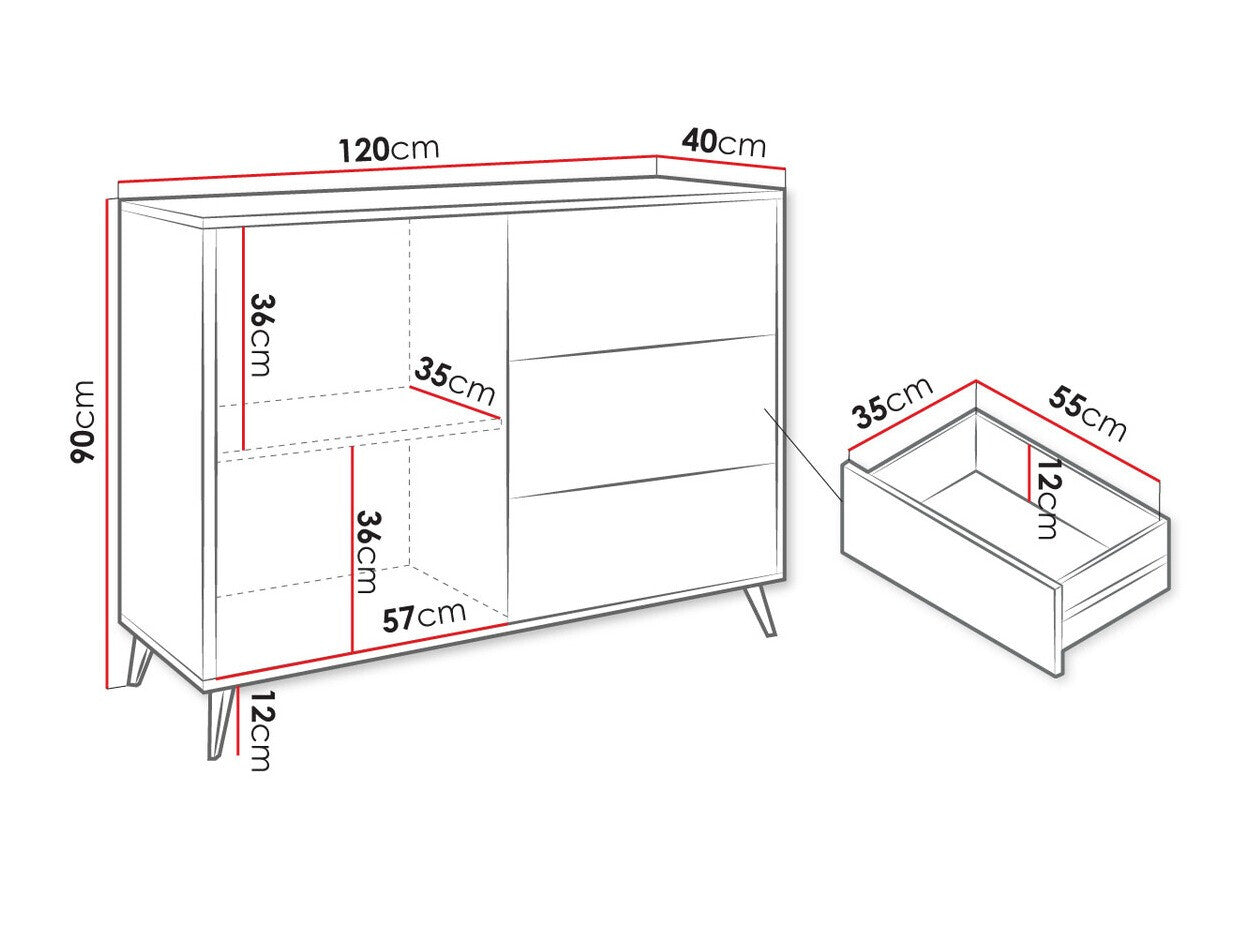 Chest of drawers Comfivo F104