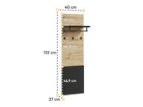 Knagerække Fresno G129