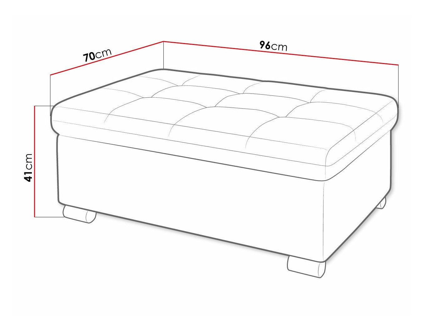 Polstret bænk Comfivo 118