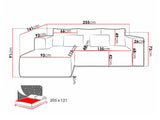 Hjørnesofa Arvada 116