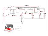 Hjørnesofa Arvada 116