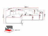 Hjørnesofa Arvada 116