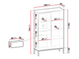 Display cabinet Lima H100