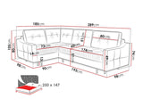 Hjørnesofa Kingsport 115