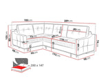 Hjørnesofa Kingsport 115