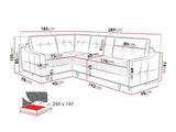 Hjørnesofa Kingsport 115