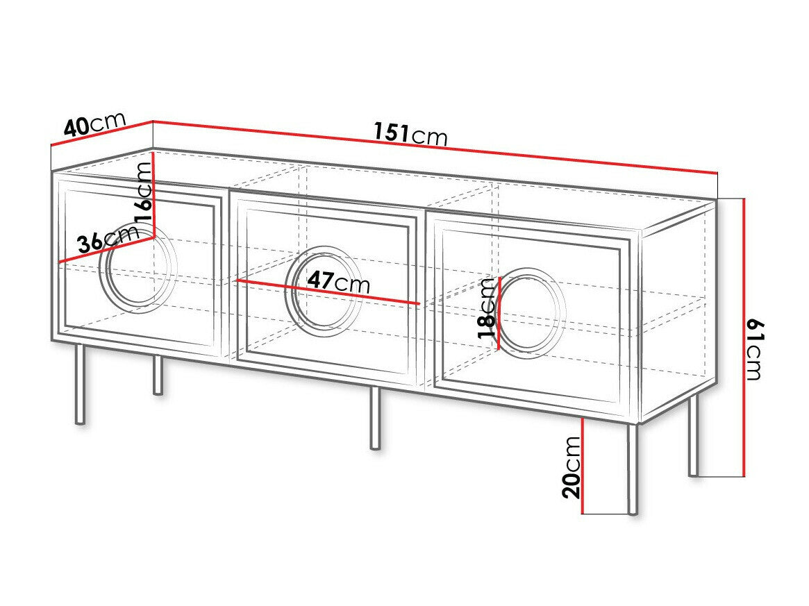 TV stand Charlotte N114