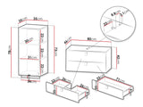 Bathroom set Merced R105