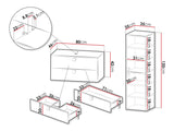 Bathroom set Merced R104
