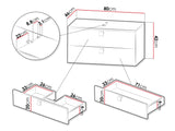 Wall bathroom cabinet for washbasin Merced R103