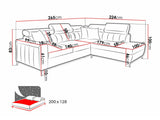 Hjørnesofa Sarasota 148