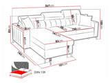 Hjørnesofa Sarasota 150