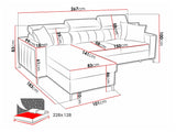 Hjørnesofa Sarasota 150