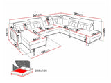 Hjørnesofa Sarasota 155