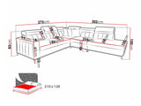 Hjørnesofa Sarasota 156