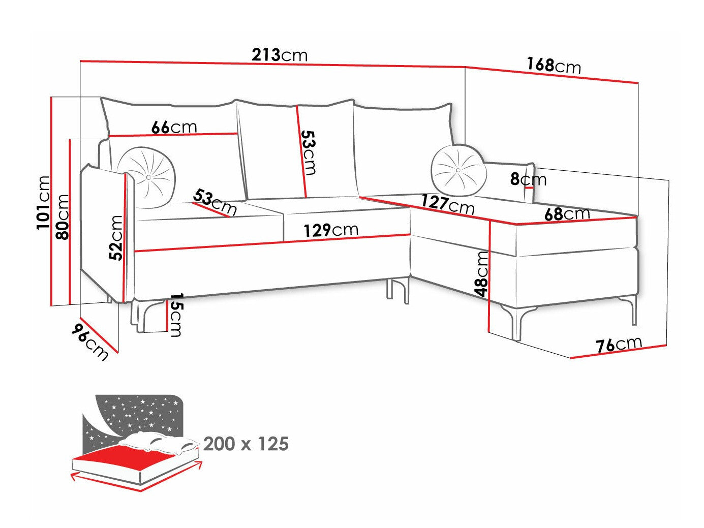 Hjørnesofa Clovis 112