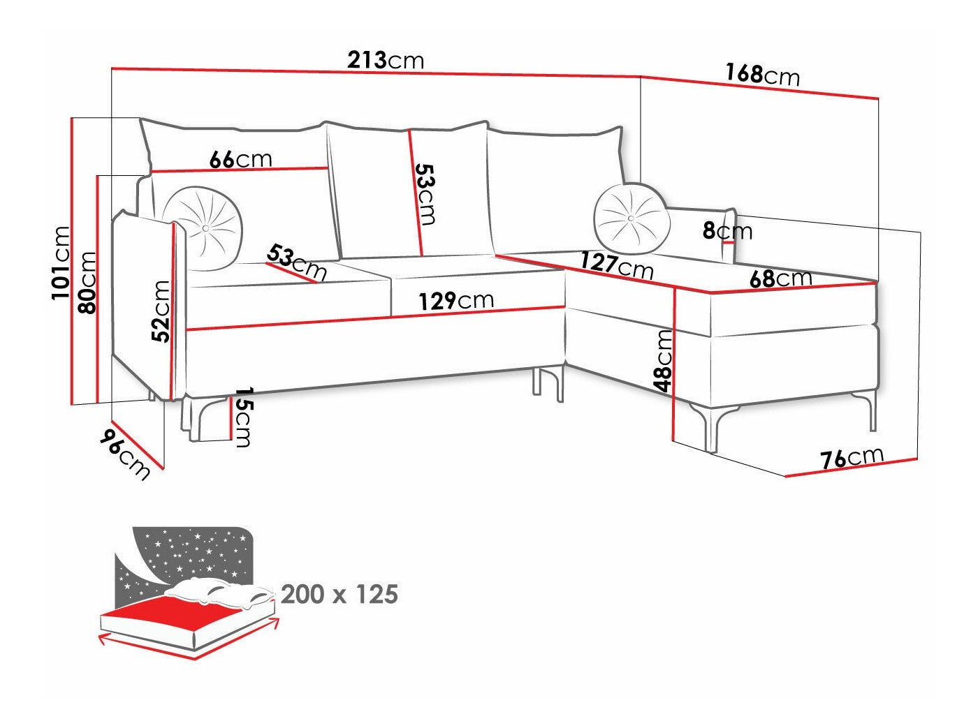 Hjørnesofa Clovis 112