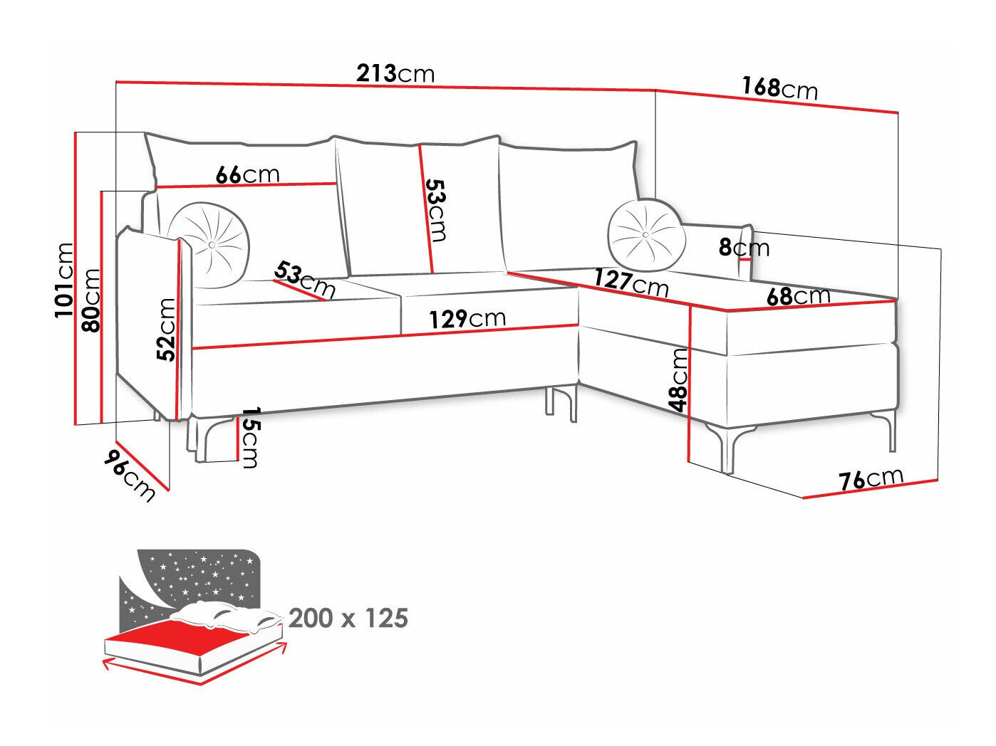 Hjørnesofa Clovis 112