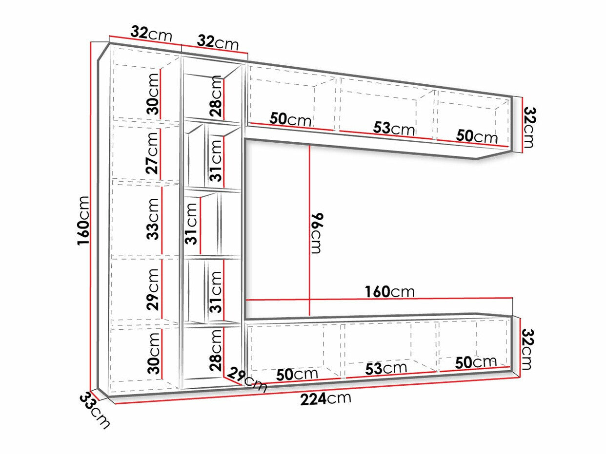 Wall unit Comfivo 260