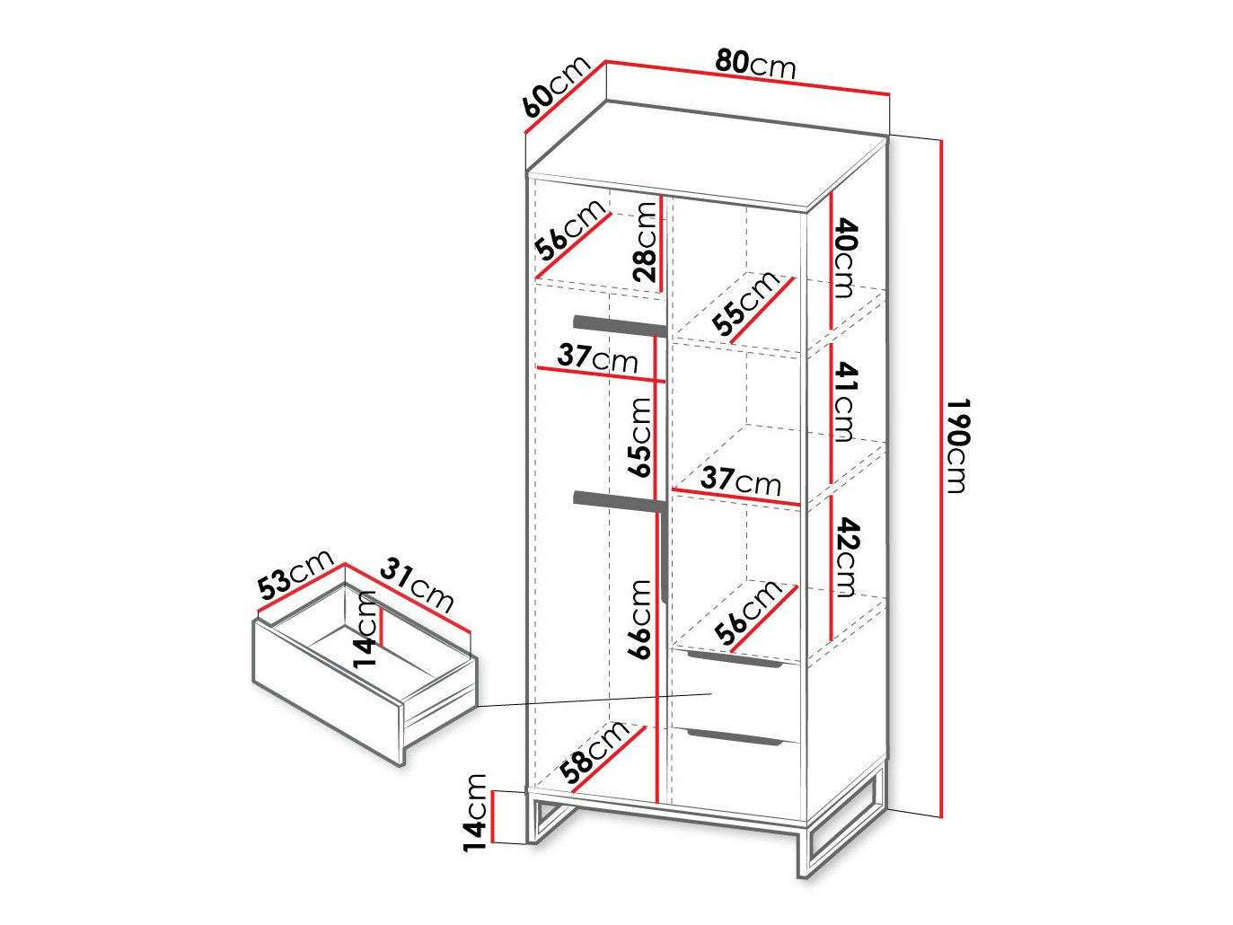 Wardrobe Providence N128
