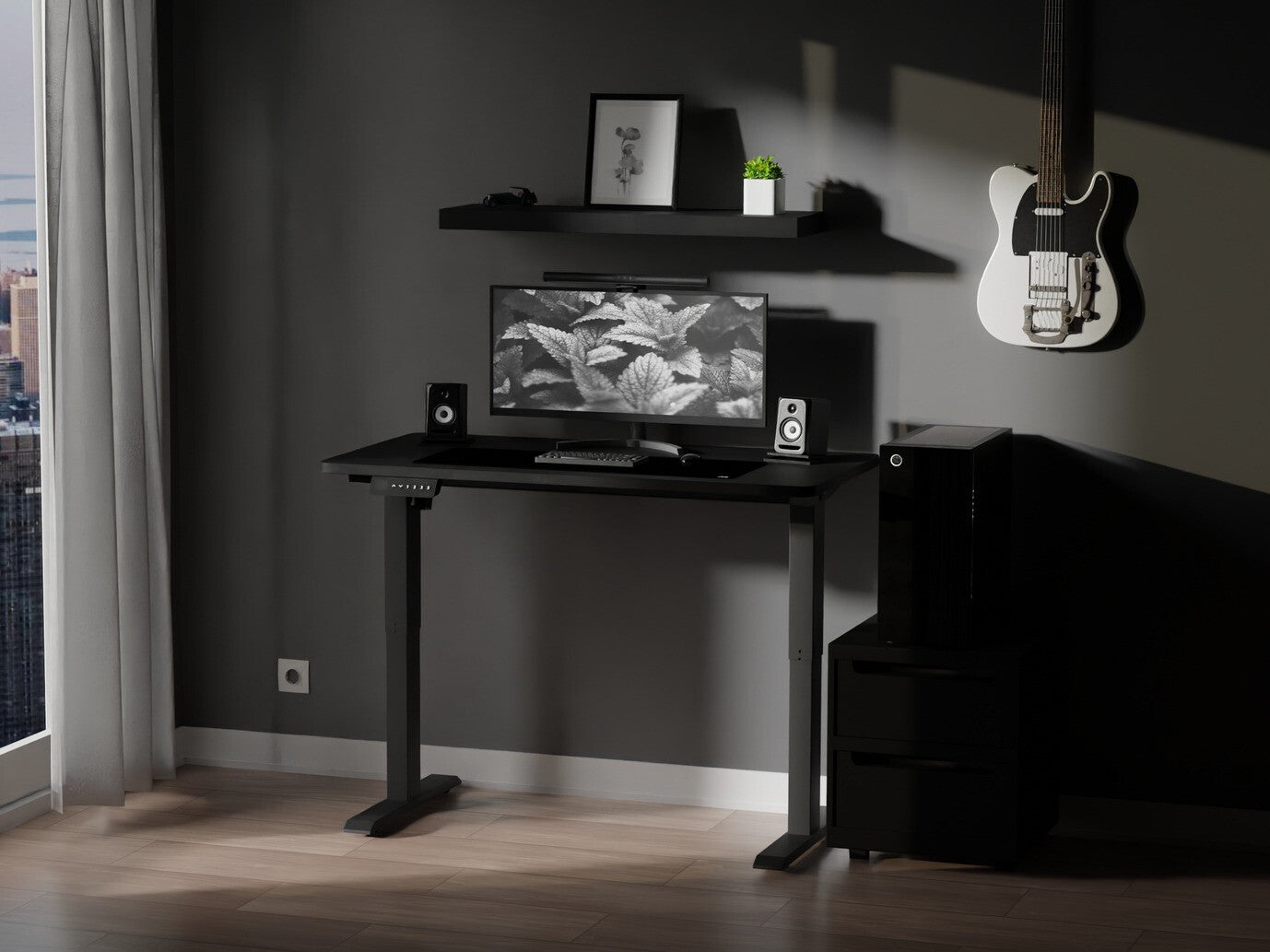 Højdejusterbart arbejdsbord Lodi 100