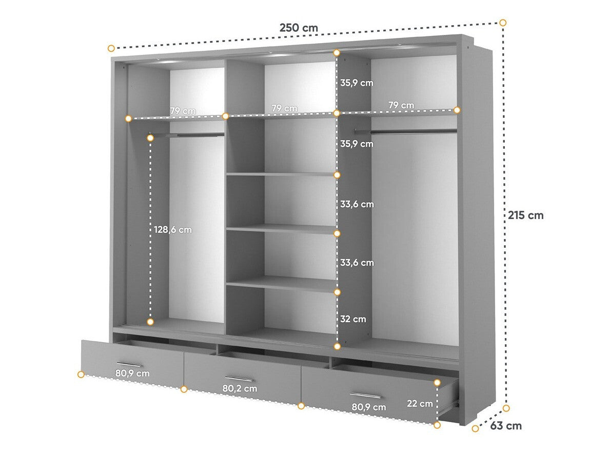 Garderobe Fresno 100