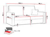 Sovesofa Columbus 188