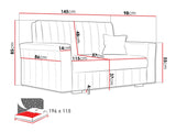 Sovesofa Columbus 136