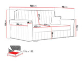 Sovesofa Columbus 137