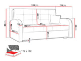 Sovesofa Columbus 116