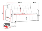 Sovesofa Columbus 178