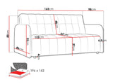 Sovesofa Columbus 179