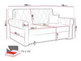 Sovesofa Columbus 196