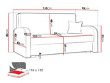 Sovesofa Columbus 163