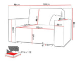 Sovesofa Columbus 194