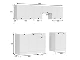 Modulopbygget køkkensæt Classic White 120