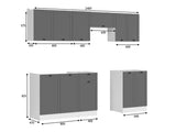Modulopbygget køkkensæt Classic Grey 120