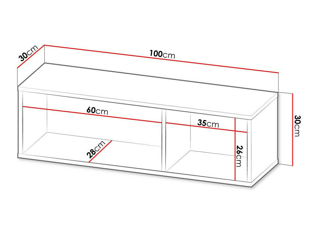 Wall shelf Providence N125