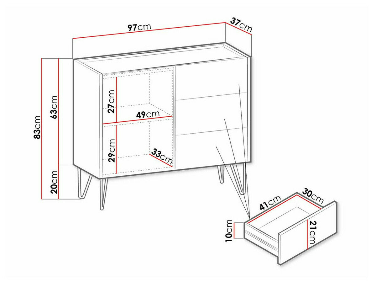 Chest of drawers Lima M100