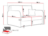 Sovesofa Columbus 124