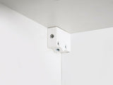 Modulært hjørnevægskab Mode White 108
