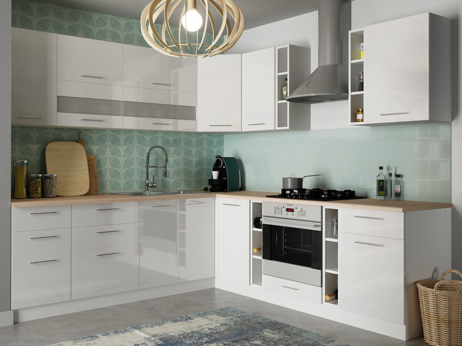 Modulært vægskab Tiffa 100