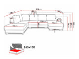 Hjørnesofa Lincoln 184