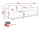 Sovesofa Lincoln 190