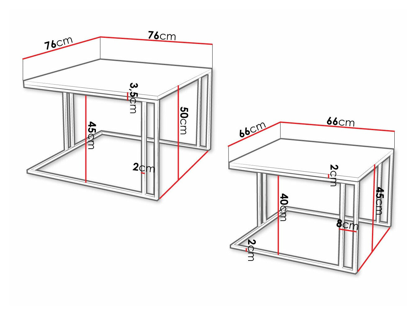 Sofabord-sæt Oswego 110