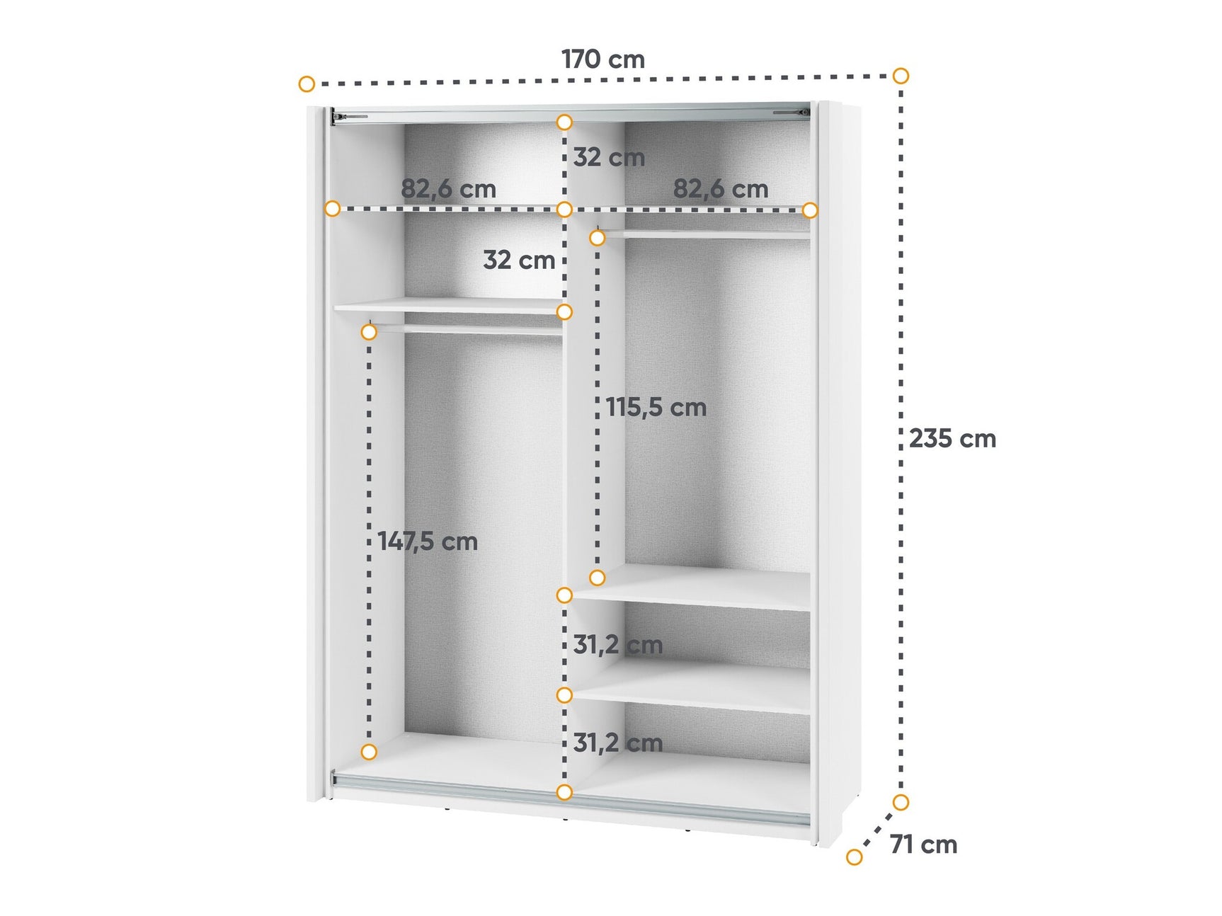 Garderobe Fresno 135