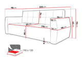 Sovesofa Edinburg 107